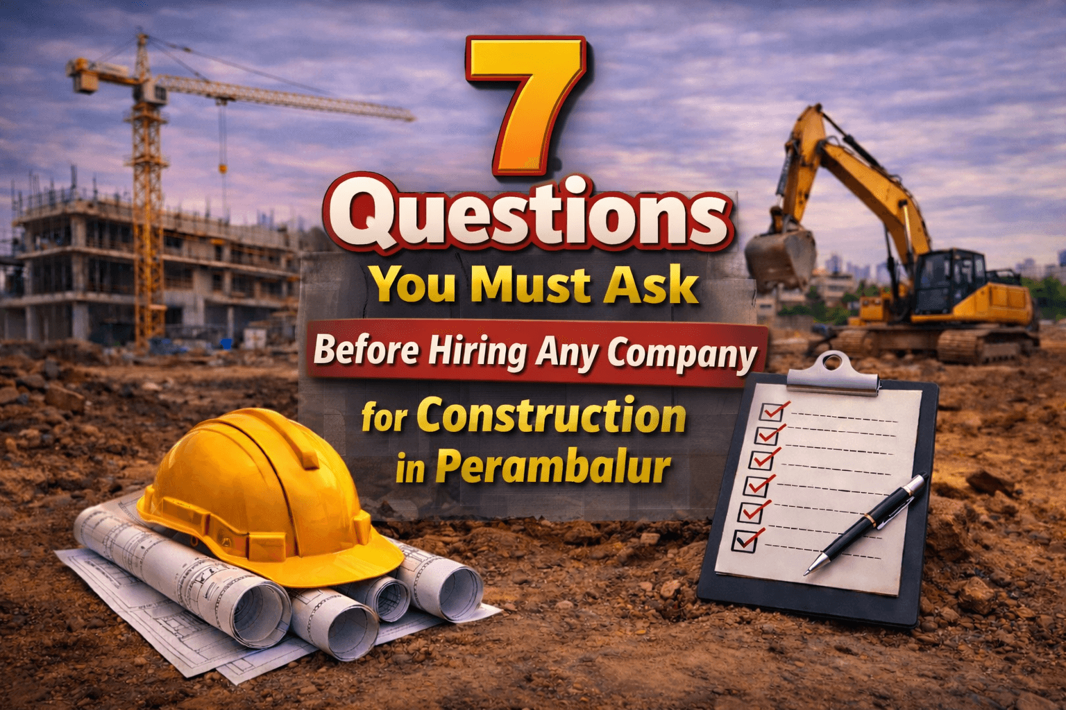 7 Questions You Must Ask Before Hiring Any Company for Construction in Perambalur